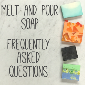 融化和倒肥皂常见问题